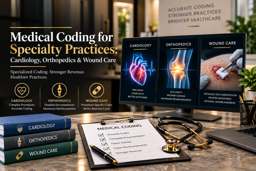 Medical Coding for Specialty Practices Cardiology, Orthopedics & Wound Care